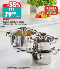 Biedronka Zestaw garnków MG Home oferta