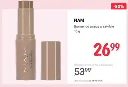 Rossmann Bronzer do twarzy w sztyfcie NAM oferta