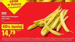 Lidl Fasola szparagowa żółta luzem polska oferta