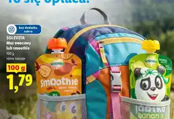 Lidl Mus owocowy jabłko banan Solevita oferta