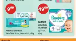 Drogerie Laboo Chusteczki nawilżane dla dzieci Pampers Fresh Clean oferta