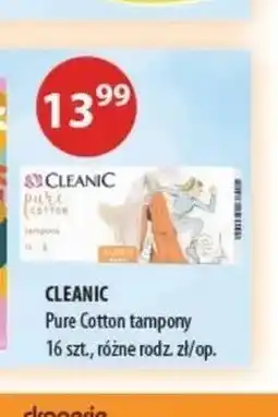 Drogerie Laboo Tampony Cleanic Pure Cotton oferta