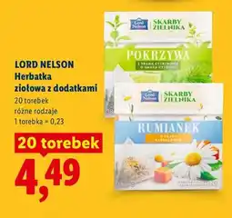 Lidl Herbatka ziołowa z dodatkami Lord Nelson Pokrzywa oferta