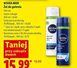 Lidl Żel do golenia Nivea Men Hydrocare oferta