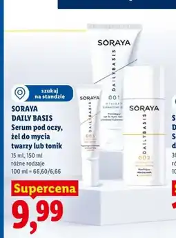 Lidl Żel do mycia twarzy Soraya Daily Basis oferta