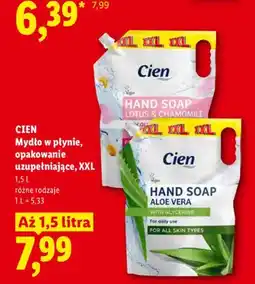 Lidl Mydło w płynie Cien Aloe Vera opakowanie uzupełniające XXL oferta