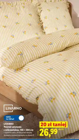 Lidl Pościel Livarno oferta