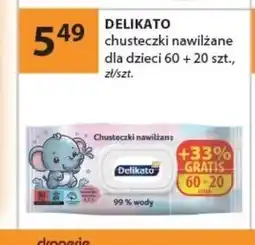 Drogerie Laboo Chusteczki nawilżane dla dzieci Delikato oferta