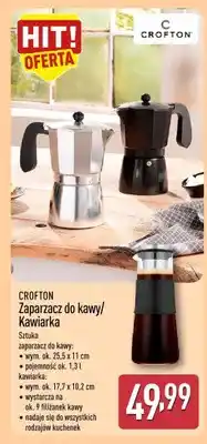 ALDI Zaparzacz do kawy Crofton oferta