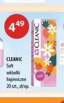 Drogerie Laboo Wkładki higieniczne Cleanic Soft oferta