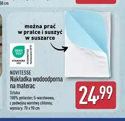 ALDI Nakładka wodoodporna na materac NOVITESSE 70x90 cm oferta