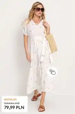 Sinsay Sukienka midi oferta