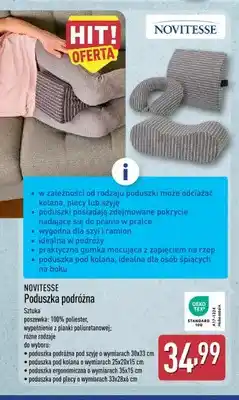 ALDI Poduszka podróżna pod szyję Novitesse oferta