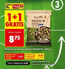 Biedronka Pistacje prażone BakaD'Or oferta
