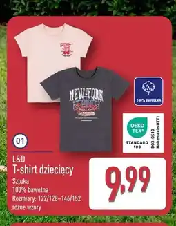 ALDI T-shirt dziecięcy L&D oferta