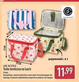 ALDI Torba termiczna na lunch Live In Style oferta