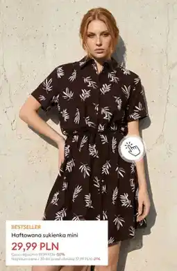 Sinsay Sukienka haftowana mini oferta