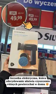 Lidl Elektryczna szczotka do czyszczenia Silvercrest oferta