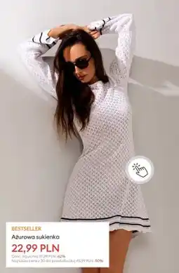 Sinsay Sukienka ażurowa oferta