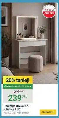 ERLI Toaletka Idźczak z listwą LED oferta