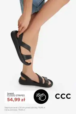 CCC Sandały Sprandi Cloud Stripes oferta