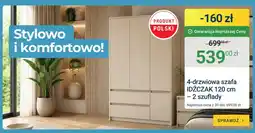 ERLI Szafa 4-drzwiowa IDŹCZAK 120 cm oferta