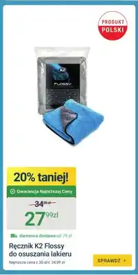 ERLI Ręcznik K2 Flossy do osuszania lakieru oferta