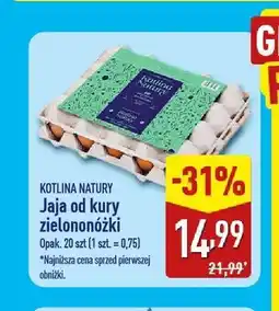 ALDI Jaja od kury zielononóżki Kotlina Natury oferta