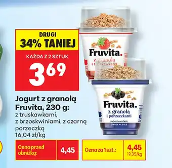 Biedronka Jogurt FruVita oferta