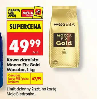 Biedronka Kawa ziarnista Woseba oferta