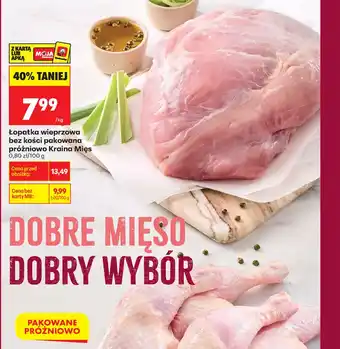 Biedronka Łopatka bez kości Kraina Mięs oferta