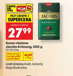 Biedronka Kawa mielona Jacobs oferta