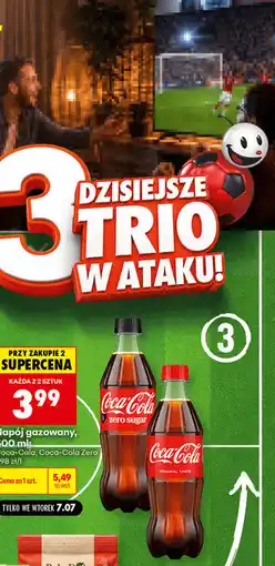 Biedronka Napój gazowany Coca-Cola, Coca-Cola Zero oferta