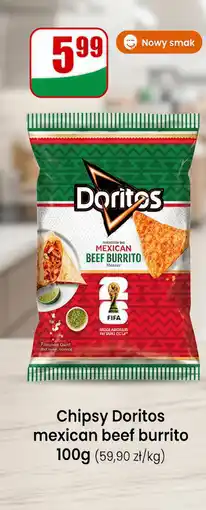 Dino Chipsy Doritos mexican beef burrito oferta