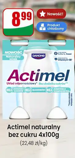 Dino Actimel naturalny bez cukru oferta
