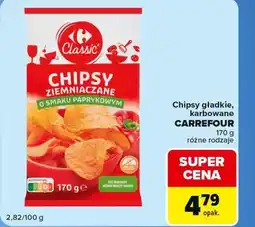 Carrefour Express Chipsy gładkie, karbowane CARREFOUR oferta