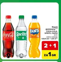 Carrefour Express Napój gazowany Coca-Cola, Sprite, Fanta oferta