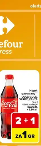 Carrefour Express Napój gazowany COCA-COLA, SPRITE, FANTA oferta