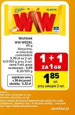 Carrefour Express Wafelek WW WEDEL oferta