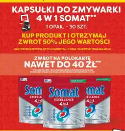 Polomarket Kapsułki do zmywarki Somat Excellence 4in1 oferta