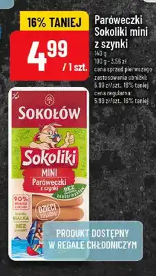 Polomarket Paróweczki Sokoliki mini z szynki Sokołów oferta