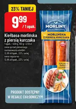 Polomarket Kiełbasa morlińska z piersią kurczaka Morliny oferta
