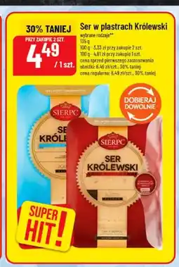 Polomarket Ser w plastrach Królewski bez laktozy Sierpc oferta