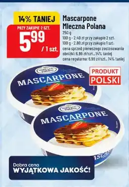Polomarket Serek Mascarpone Mleczna Polana oferta