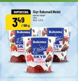 Polomarket Jogurt Skyr truskawka stracciatella Bakoma & Wedel oferta
