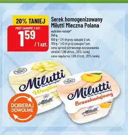 Polomarket Serek homogenizowany waniliowy Milutti Mleczna Polana oferta