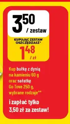 Polomarket Zestaw sałatka Go Tove + bułka z dynią na kamieniu oferta