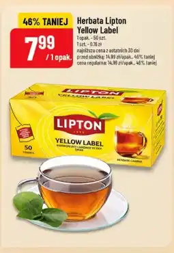 Polomarket Herbata czarna Lipton Yellow Label oferta