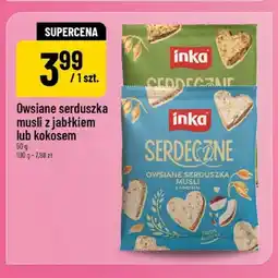 Polomarket Owsiane serduszka musli z jabłkiem Inka oferta