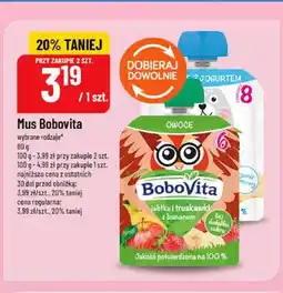 Polomarket Mus BoboVita Jabłka i truskawki z bananem oferta